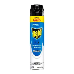 INSECTICIDA RAID MATA MOSCAS Y MOSQUITOS S/OLOR 420 CC